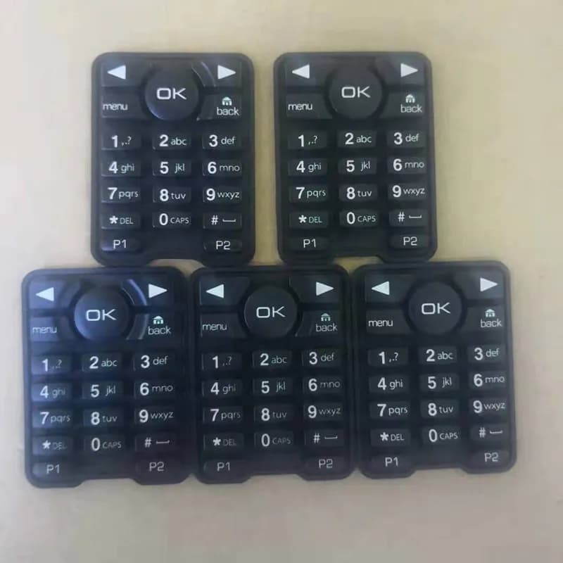 5x il numero di tastiera tastiera digitale di gomma per motorola xir p8268 xpr6550 p8260 dgp6150 walkie talkie