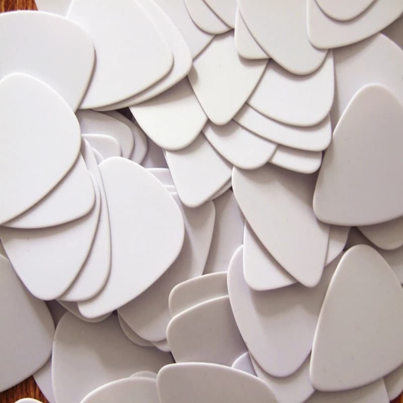 SOACH all'ingrosso 1000pcs paddle per chitarra bianca che suona basso elettrico/ukulele accessori per strumenti a corda per principianti pick
