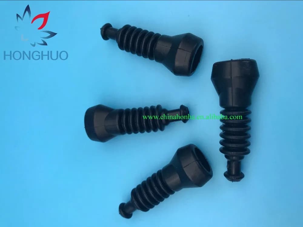 20/50/100 pcs 2 pin/way waterproof superseal connector cover rubber system loading protection for Tyco connectors 282080-1 282104-1 rubber boots