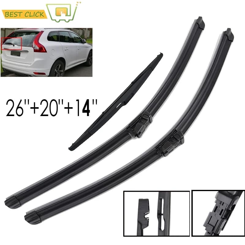 Misima 26 "20" 14 "Parabrezza Parabrezza Anteriore Lunotto Posteriore Spazzole Tergicristallo Per Volvo XC60 T6 D5 AWD 2012 2013 2014 2015 2016 2017