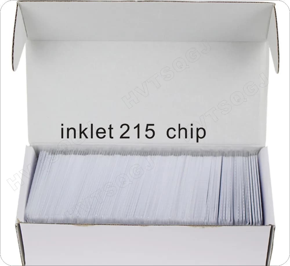 100 pz manfacturer nfc 215 chip stampabile a getto d'inchiostro carta in pvc vuota per stampante Epson o Canon