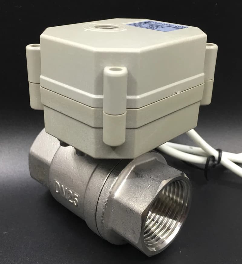 In ottone/Acciaio Inox 1 ''Valvola Proporzionale 0-10V 4-20mA 0-5V 2 Way DN25 tensione DC12V DC24V Per Acqua Controllo Modulante