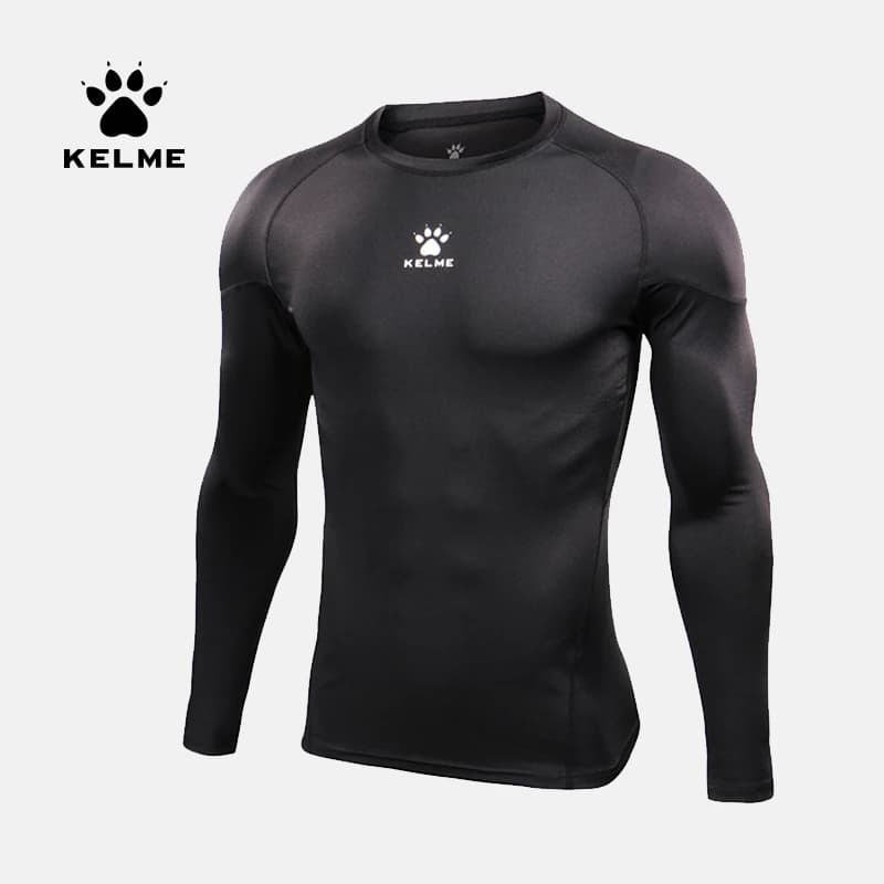 KELME racing t-shirt for men sports shoe compression shirts Fitness training Crossfit fast drying elasticity man KMC160030