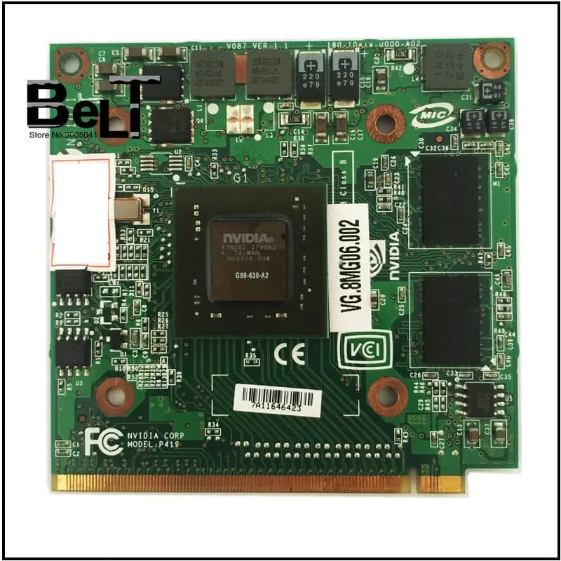 Per GeForce 8400MG 8400mg DDR2 128MB scheda Video grafica per Acer Aspire 5920G 5520 5520G 4520 7520G 7520 7720G spedizione gratuita