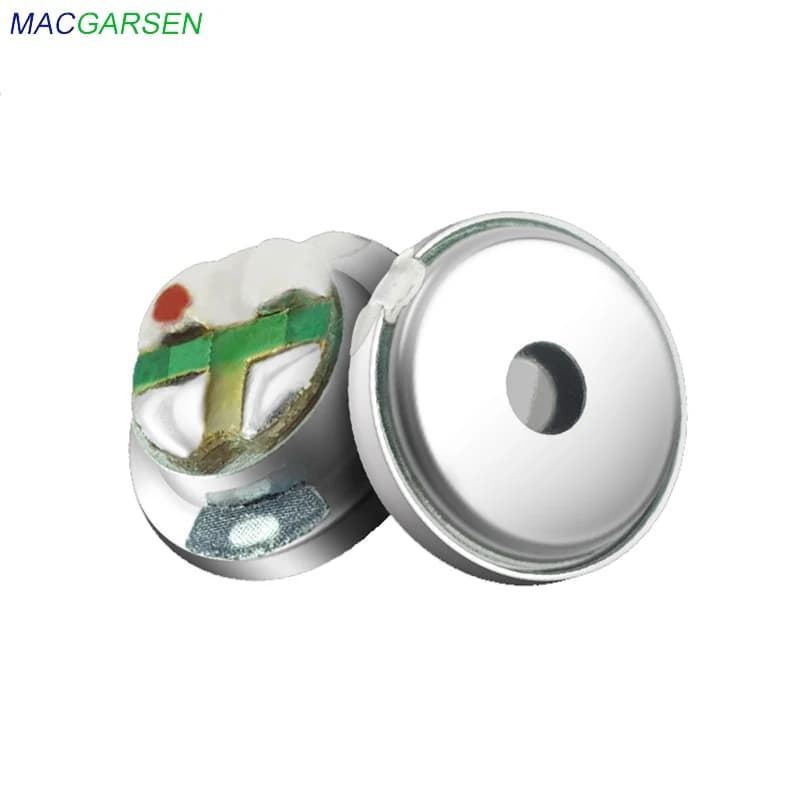 MACGARSEN 8mm HiFi altoparlante per auricolari in movimento 32 ohm 3mW Full Range Bluetooth Earplug Horn unit auricolari Wireless fai da te per telefono