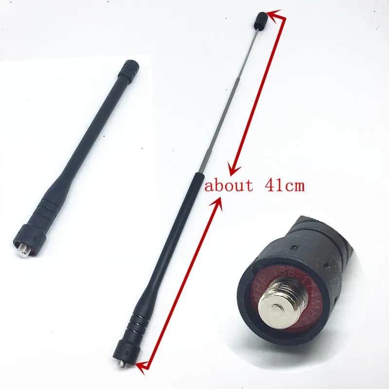telescopio VHF 136-174 mhz antenna per motorola gp328 cp140 cp040 ep450 gp340 gp390 gp388 ptx760 ecc walkie talkie 11-41 cm