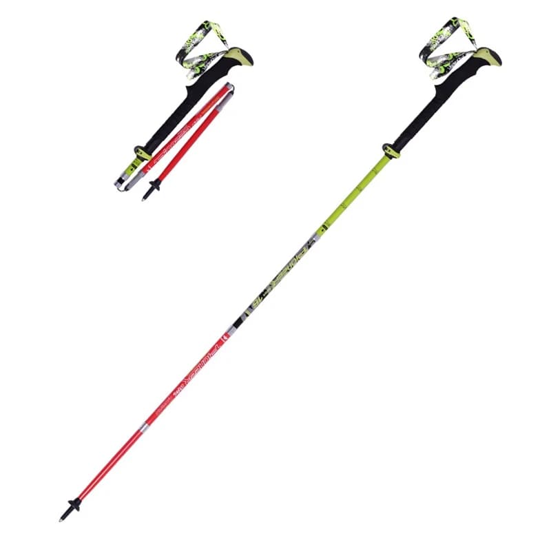 Ultralight Foldable Nordic Walking Sticks Carbon Fiber Trekking Sticks Trekking Sticks Carbon Walking Sticks Alpenstock for Tourism
