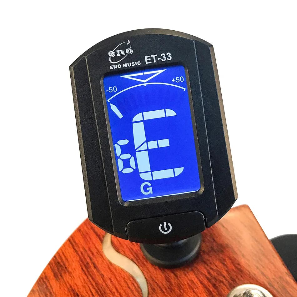 Guitar Tuner,Professional Multi-Instrument Clip-On Tuner for Acoustic Guitar Bass Violin Ukulele,360° Rotating LCD Display