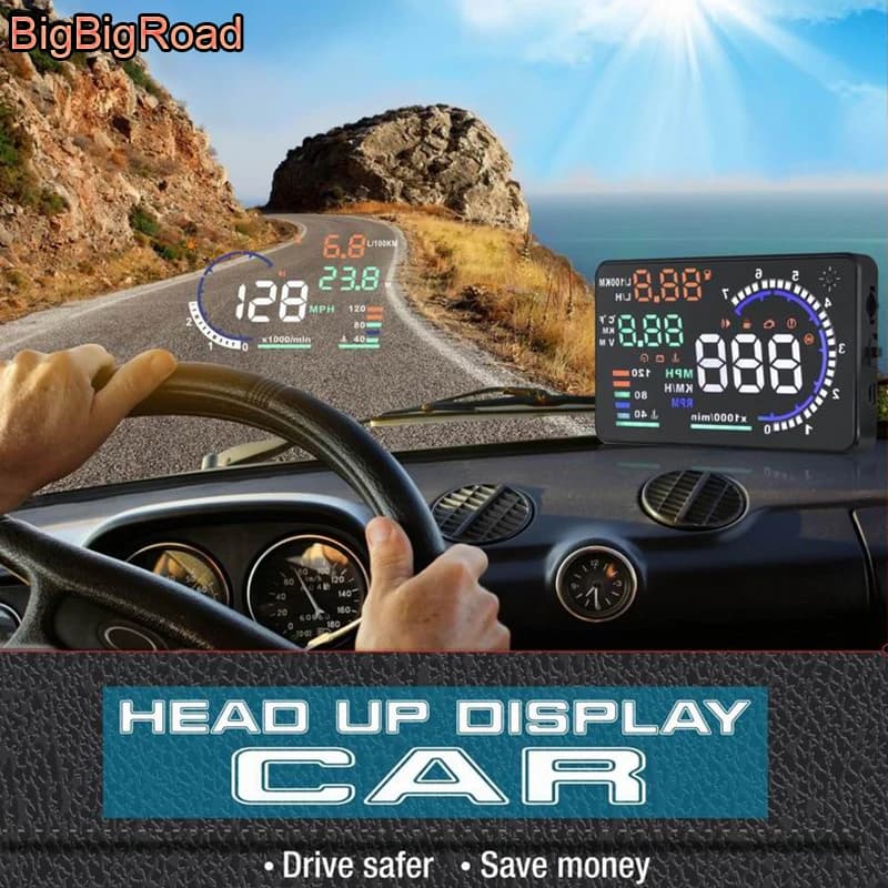 Auto HUD Parabrezza Proiettore Head Up Display GPS Per Toyota Matrix Venza Corolla Yaris Hilux Prius Camry HiAce H200 Awing Prius