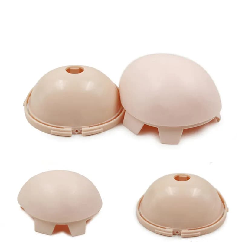 Fortune Days Doll Scalp RBL 1/6 Accessori per bambole Blyth Scalp morbido con parrucche bianche, abbronzatura naturale, pelle scura trasparente