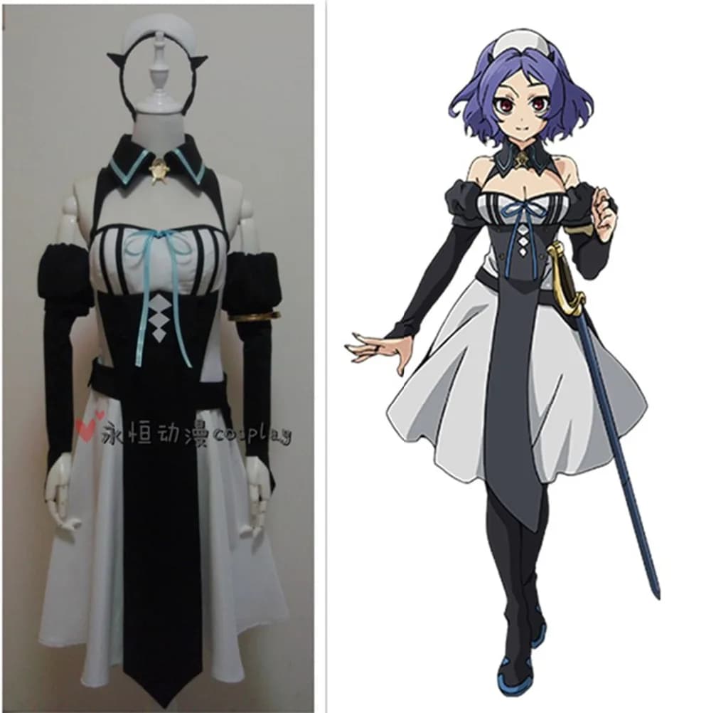 Sayuri Hanayori Chess Belle Costume Cosplay con guanti calze per Halloween Natale uomo donna costume da festa