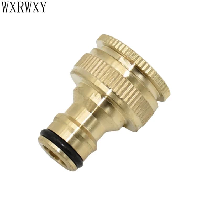Connettore in ottone 3/4 femmina tubo da giardino raccordi in ottone femmina 1/2 rubinetto adattatore pistola ad acqua connettore in rame giardino 1 pz