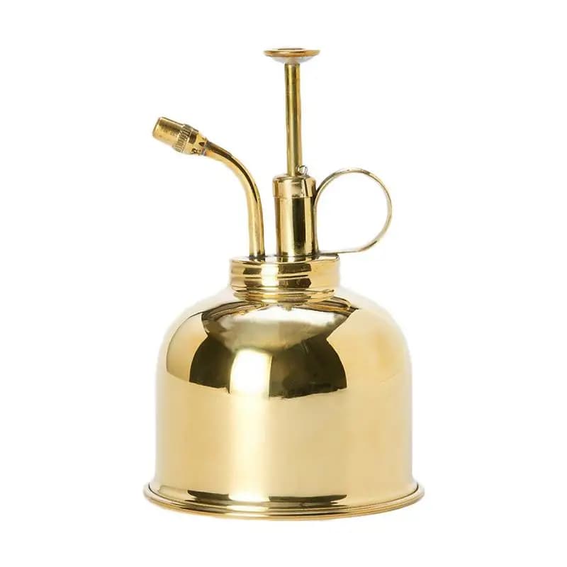 Brass water spray bottle Vintage water cans Fat plants Spray bottle for golden gardening Annaffiatoio Garden equipment