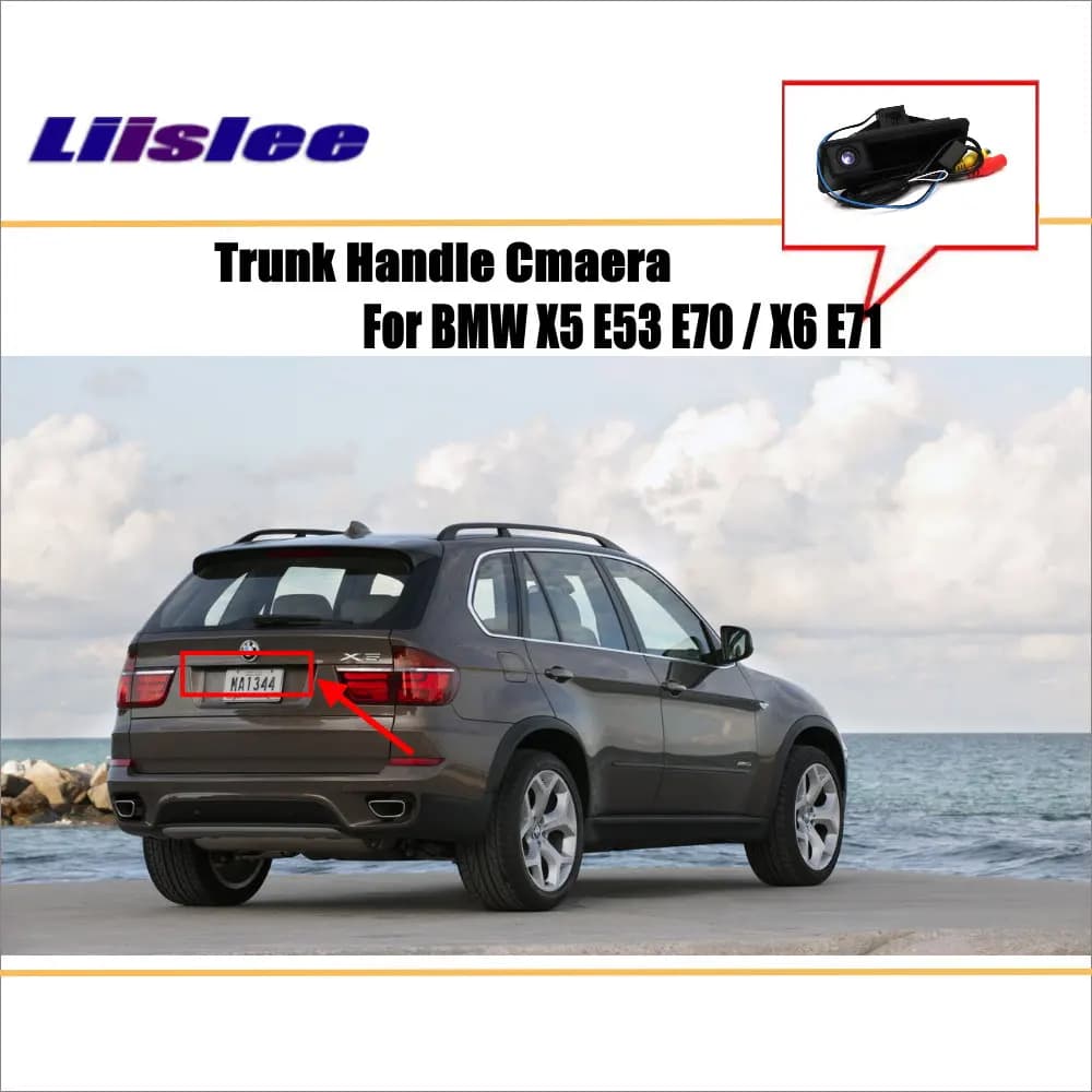 Telecamera Posteriore per Auto BMW X5 E53 E70 X6 E71, Integrata nella Maniglia del Portellone, HD CCD OEM SONY