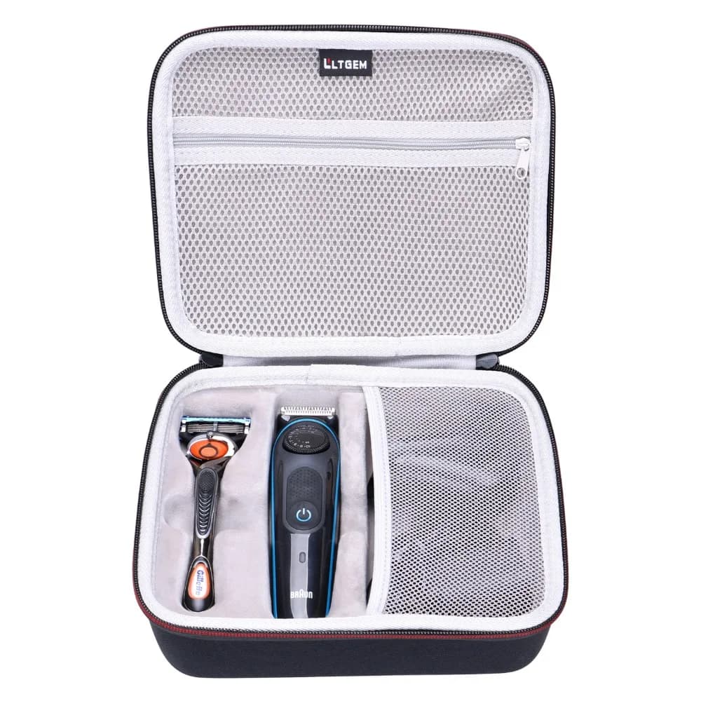 Custodia rigida LTGEM EVA per Braun BT3040 tagliacapelli/tagliacapelli Ultimate da uomo-custodia protettiva da viaggio
