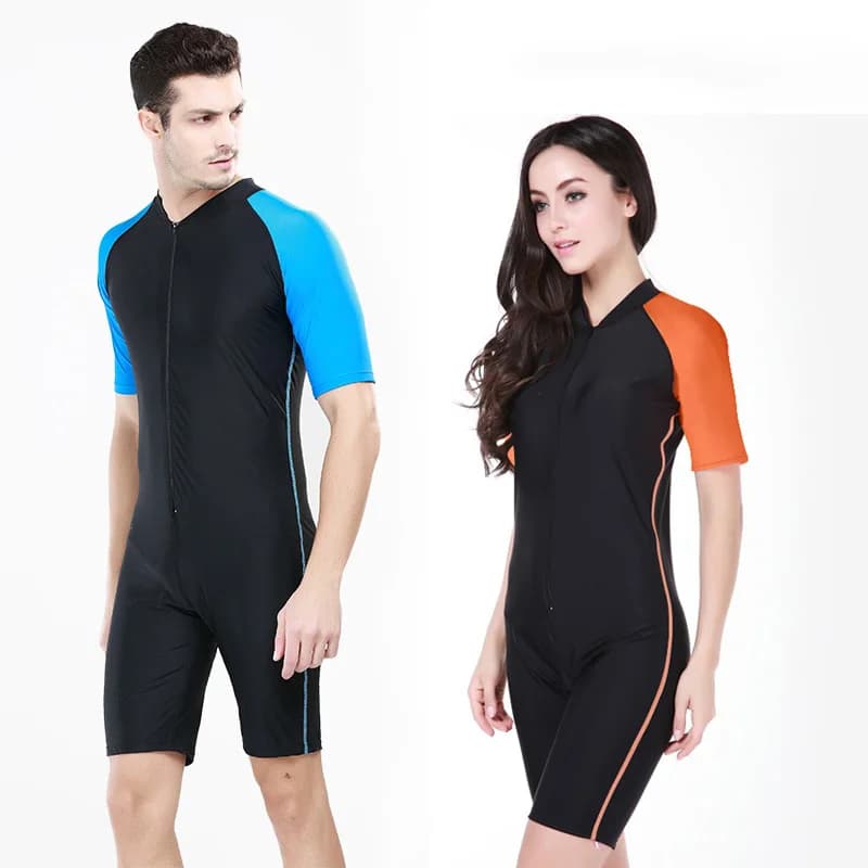 Shorty subsuit with UV sun protection, short underwear, Scuba and Snorkeling, Rash guard