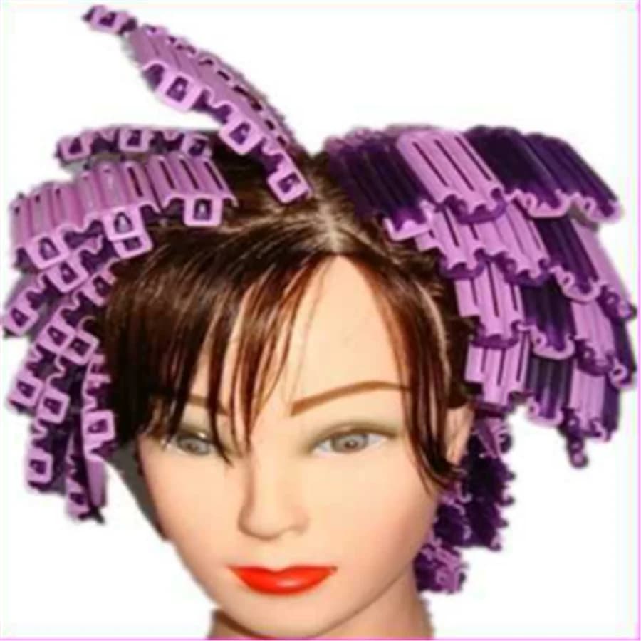 36 pz onda soffici capelli radice cartella Styling Salon Perm Bar aste rulli Clip Punta Clip calda per Wowen fai da te aggiungi bigodino cura dei capelli