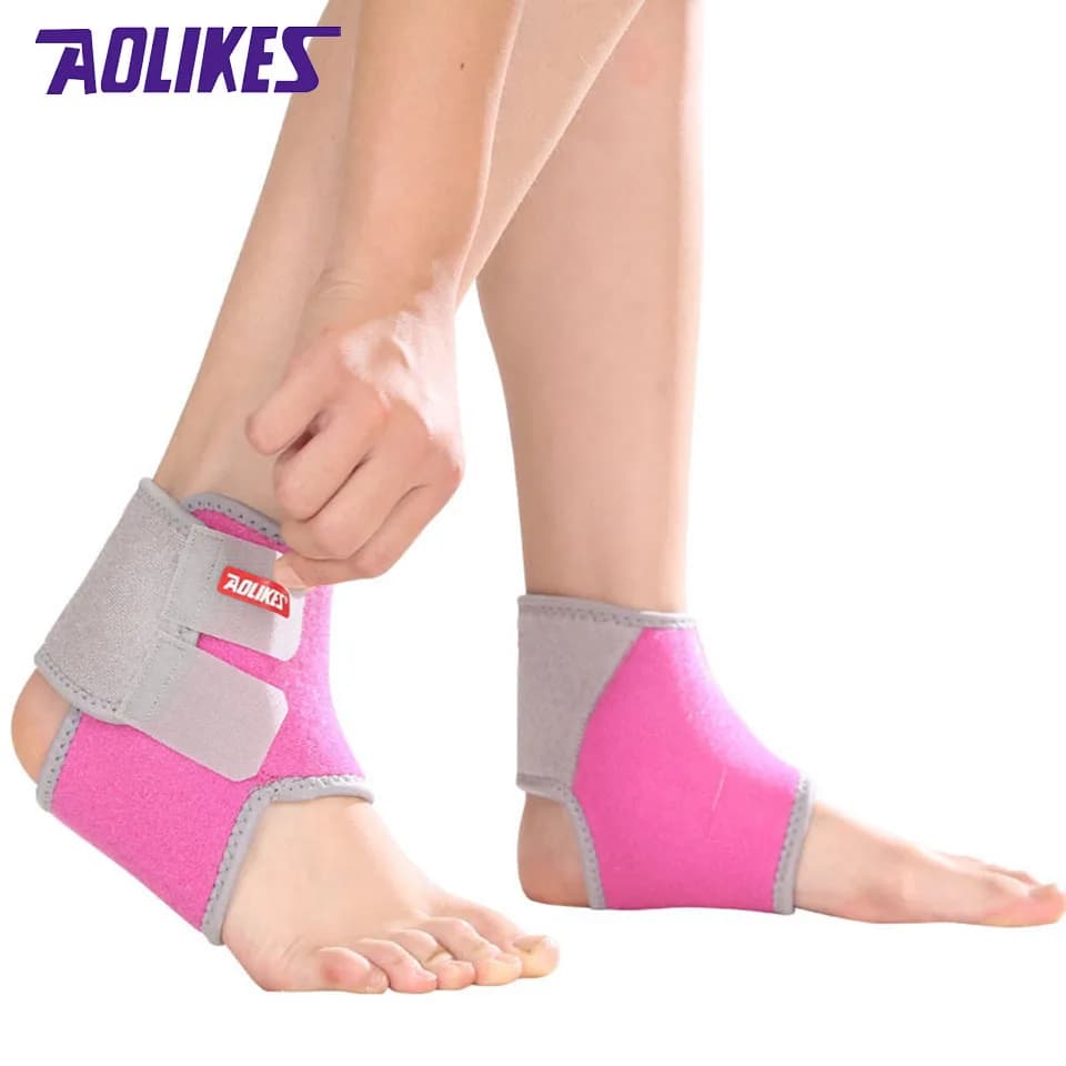 AOLIKES 1 paio Chidren Kids supporto per caviglia Sport traspirante cavigliera Protector basket supporto sportivo per bambini