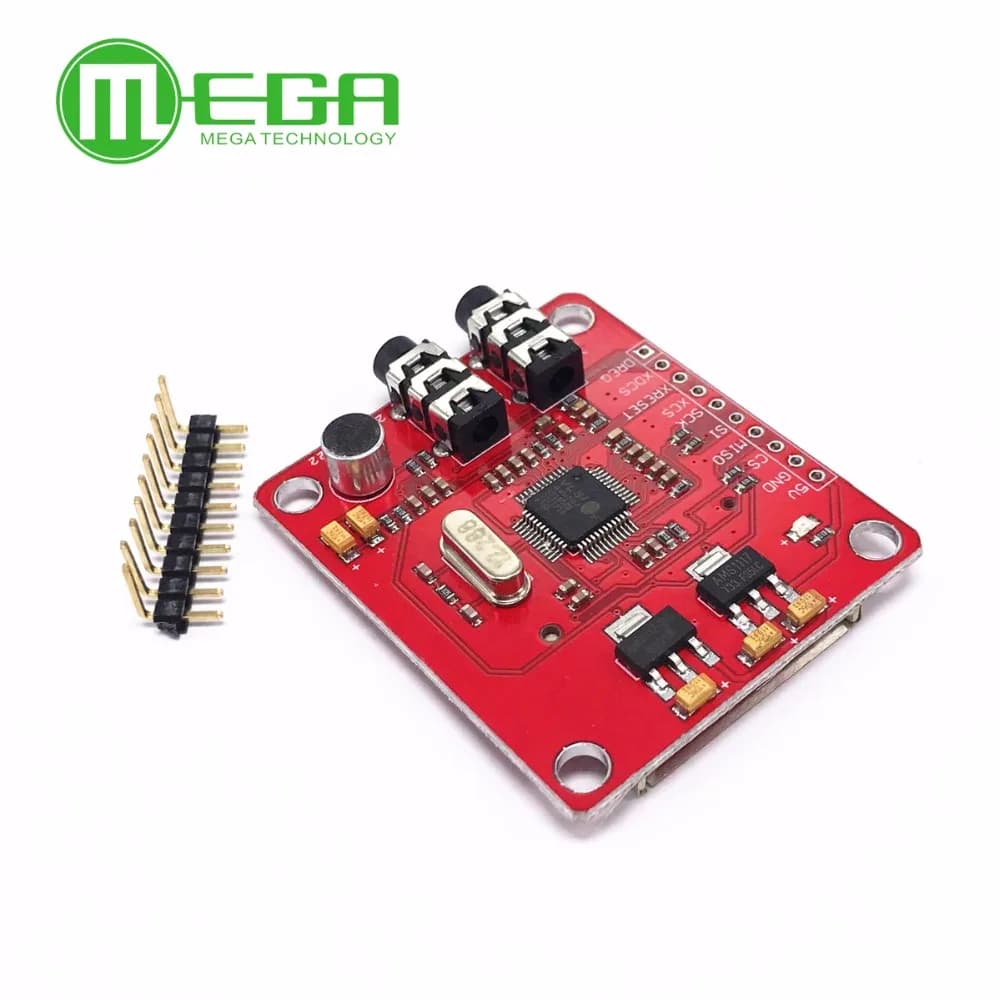 VS1053 VS1053B modulo MP3 per scheda Breakout Arduino UNO con Slot per scheda SD VS1053B Ogg registrazione in tempo reale per Arduino UNO
