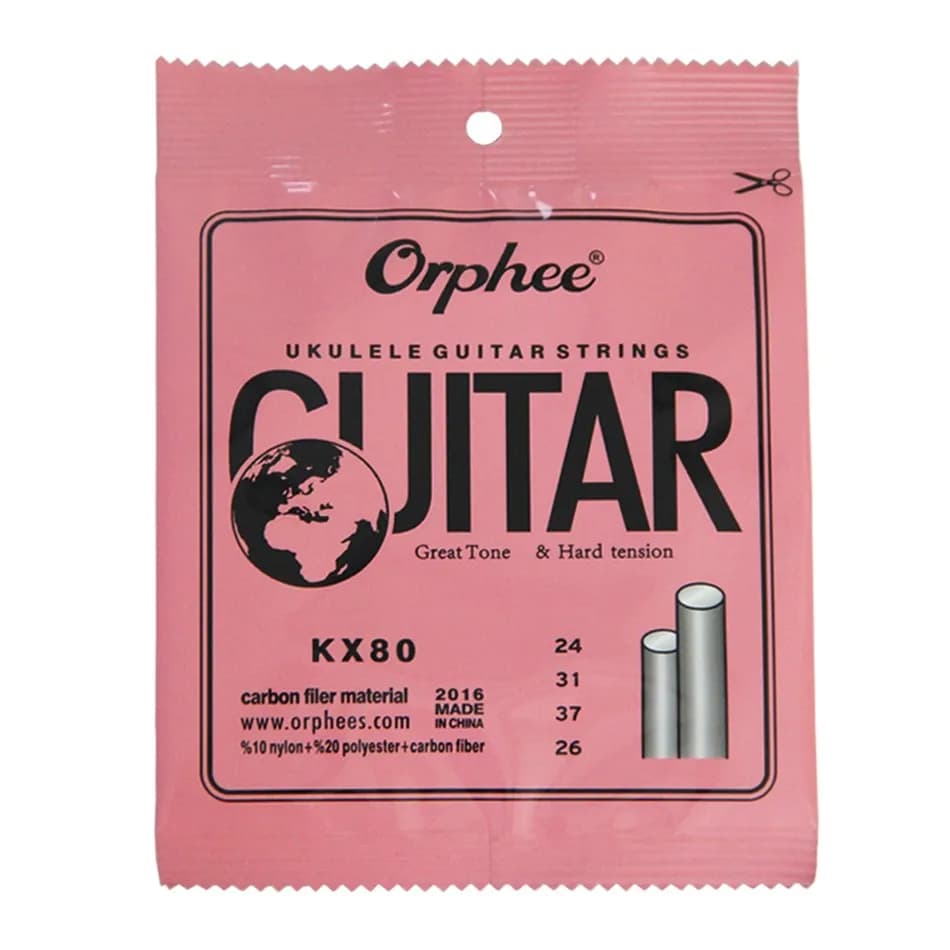 Corde per ukulele Orphee KX80 Materiali speciali importati Filo 1a-4a corda
