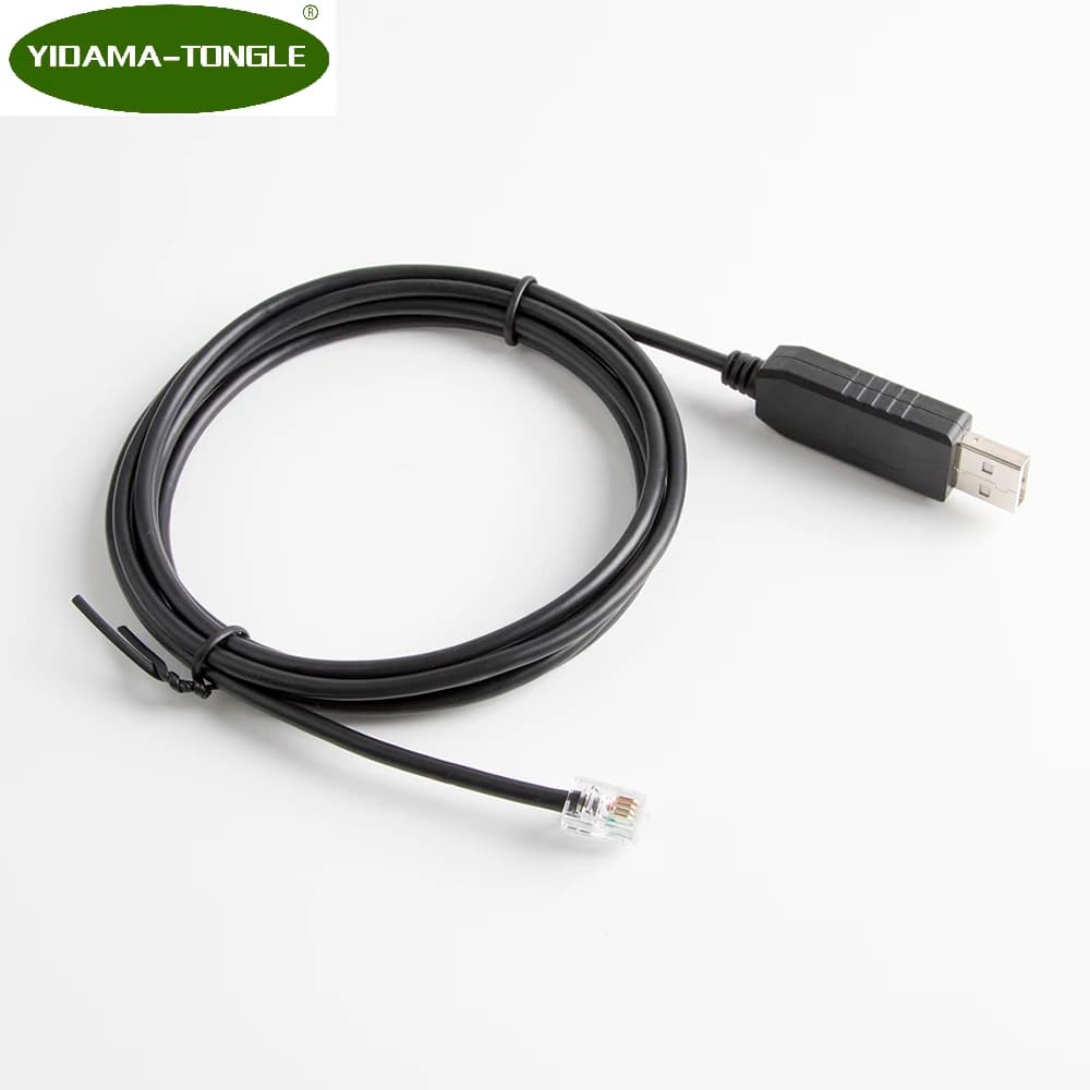 CP2102 USB RS232 per 4P4C RJ10 di Controllo Adattatore Telescopio Cavo per Meade 505 Telescopio PC Via Cavo
