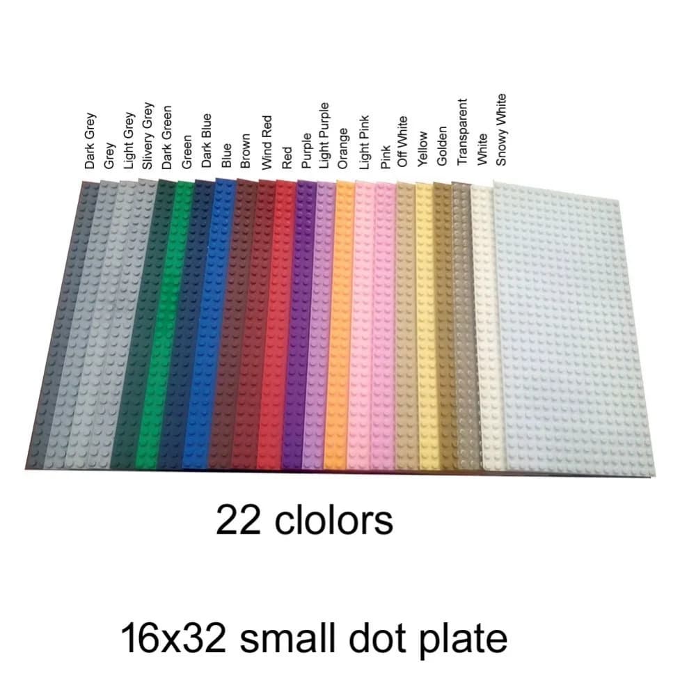 22 colori articolo 3857 piastra base 16x32 punti per MOC city street fai da te Building Block