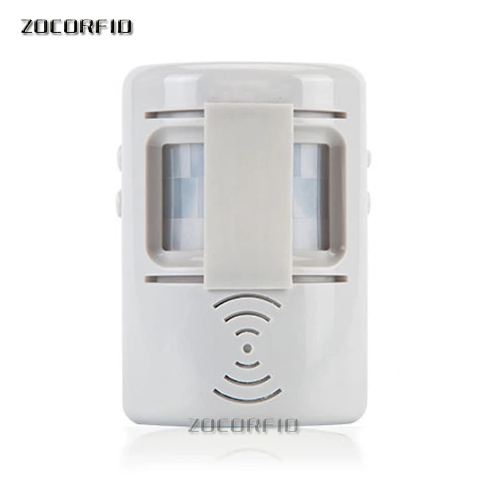 Due tipi di ingresso vocale/uscita negozio/negozio/casa Welcom campanello campanello benvenuto sensore di movimento IR a infrarossi campanello per porta allarme campanello
