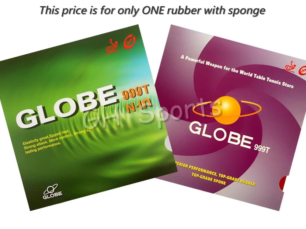 Globe 999 T 999 T 999-T Pips-in Tennis Da Tavolo PingPong di Gomma Con La Spugna Giapponese