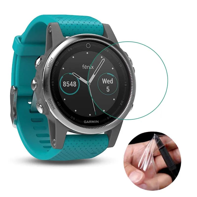 5pcs TPU Clear pellicola protettiva per Garmin Fenix 5/5s/5X Fenix5 Plus Smart Watch Cover protettiva per schermo intero (non in vetro)