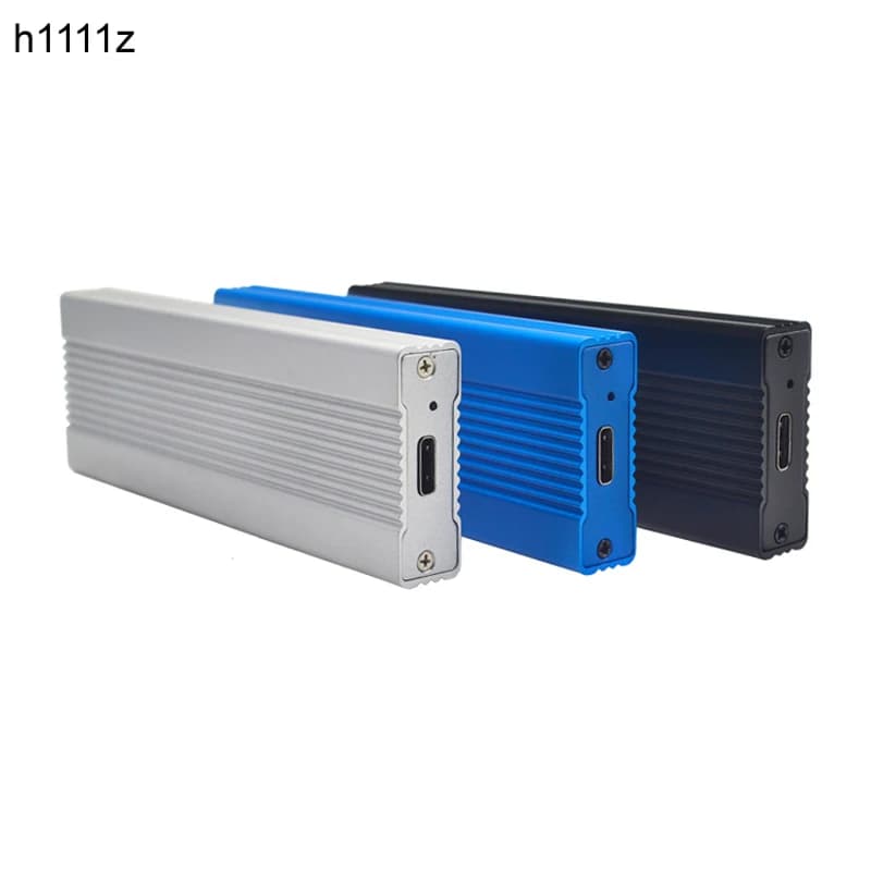 H1111Z Box e Alloggiamenti per HDD M.2 SSD Enclosure Caso M.2 a USB Adattatore M.2 SSD NVME PCIE USB3.1 Tipo C Hard Disk Esterno disco Della Cassa Della Scatola