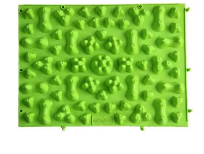 Massaggiatore per punti piedi Massaggio yoga Strumento per la salute Suole Tappetino per la cura Tappetino per letto Shiatsu Coperta Copriletto Lastra di pressione Puntelli da gioco