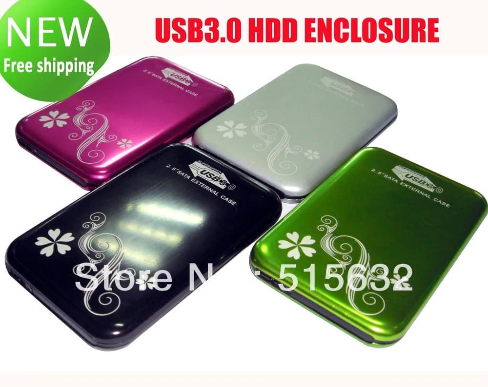 Scatola per custodia per disco rigido HDD esterno SATA da 2,5 pollici USB 3.0