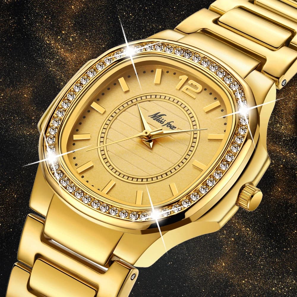 Women's Watches Designer Brand Luxury Women Trend Ladies Wtist Quartz watch with diamonds Gold watch Christmas Gifts for Women
