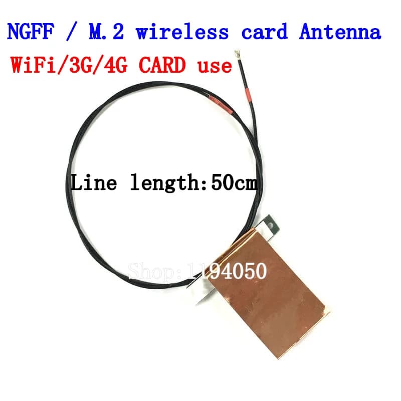 1 pcs Antenne Interne 50 cm pollici IPEX MHF4 2. 4/5G wifi antenne per BCM94352Z Intel 8260 7265 7260 3160 AC NGFF scheda M.2