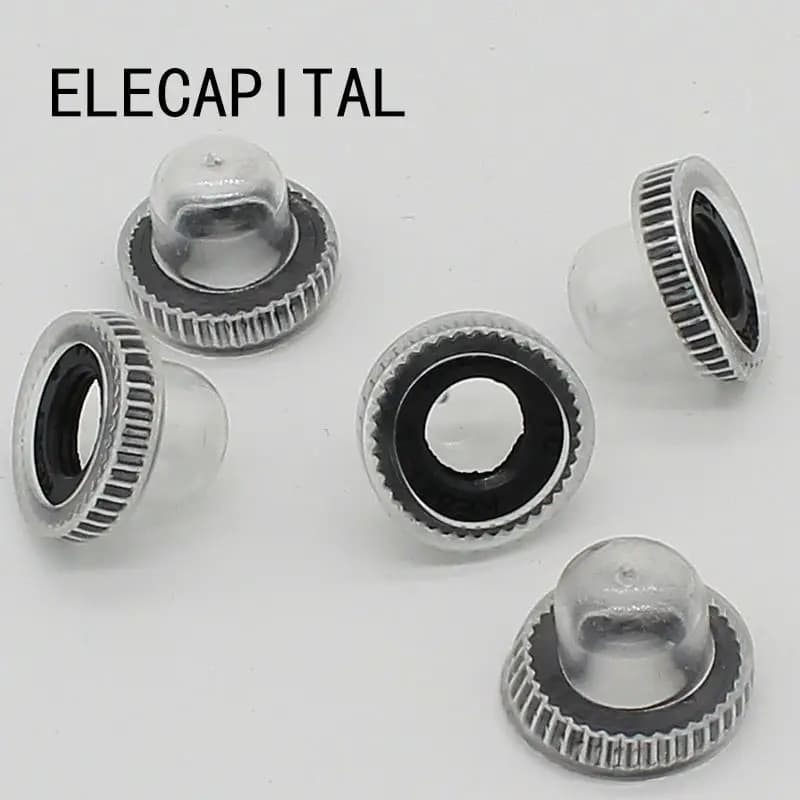 5pcs thermal overload switch protector circuit breaker waterproof dust cap