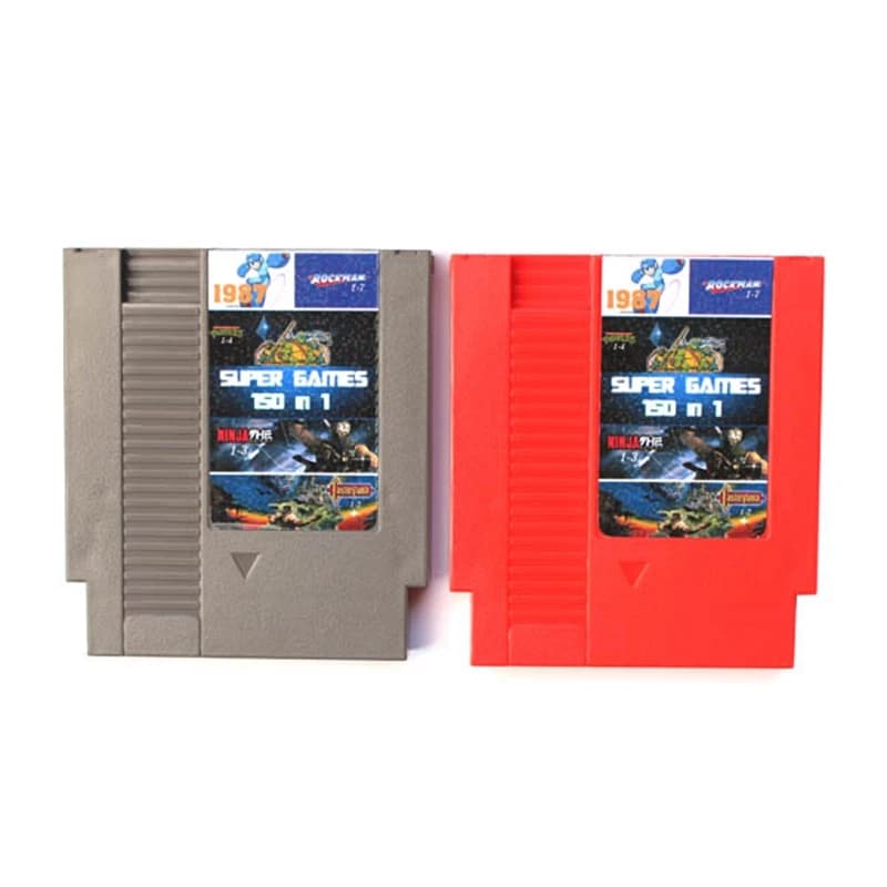 Nuovo arrivo! 150 In 1 scheda di gioco Rockman 1/2/3/4/5/6 per lettore di giochi a 8 Bit a 72 Pin