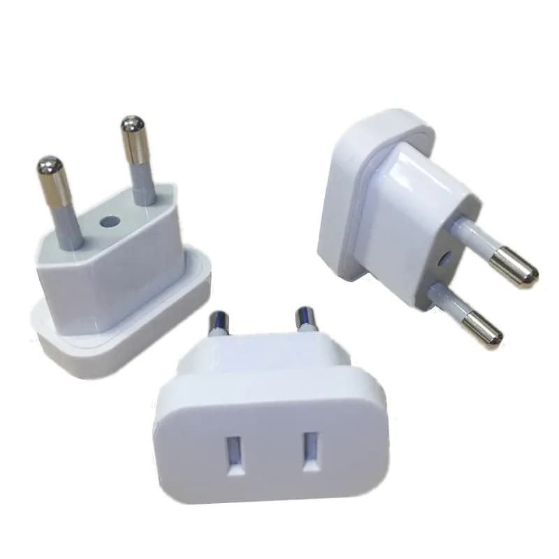 Adapter for power plug from 1 pc US to EU Euro Europe Plug for power plug adapter from US to EU electrical socket