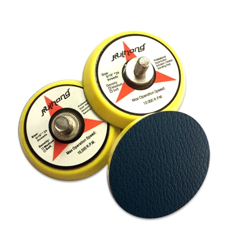 Piastra di supporto per levigatura in vinile da 2 pollici 50MM per dischi abrasivi autoadesivi PSA Rettifica e lucidatura Utensili elettrici abrasivi