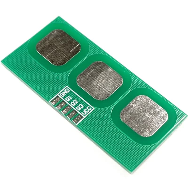 2 pcs 2.2 v ~ 5 v Three channels 3 way development card inductive switch for Arduino BS816A module button capacitive touch