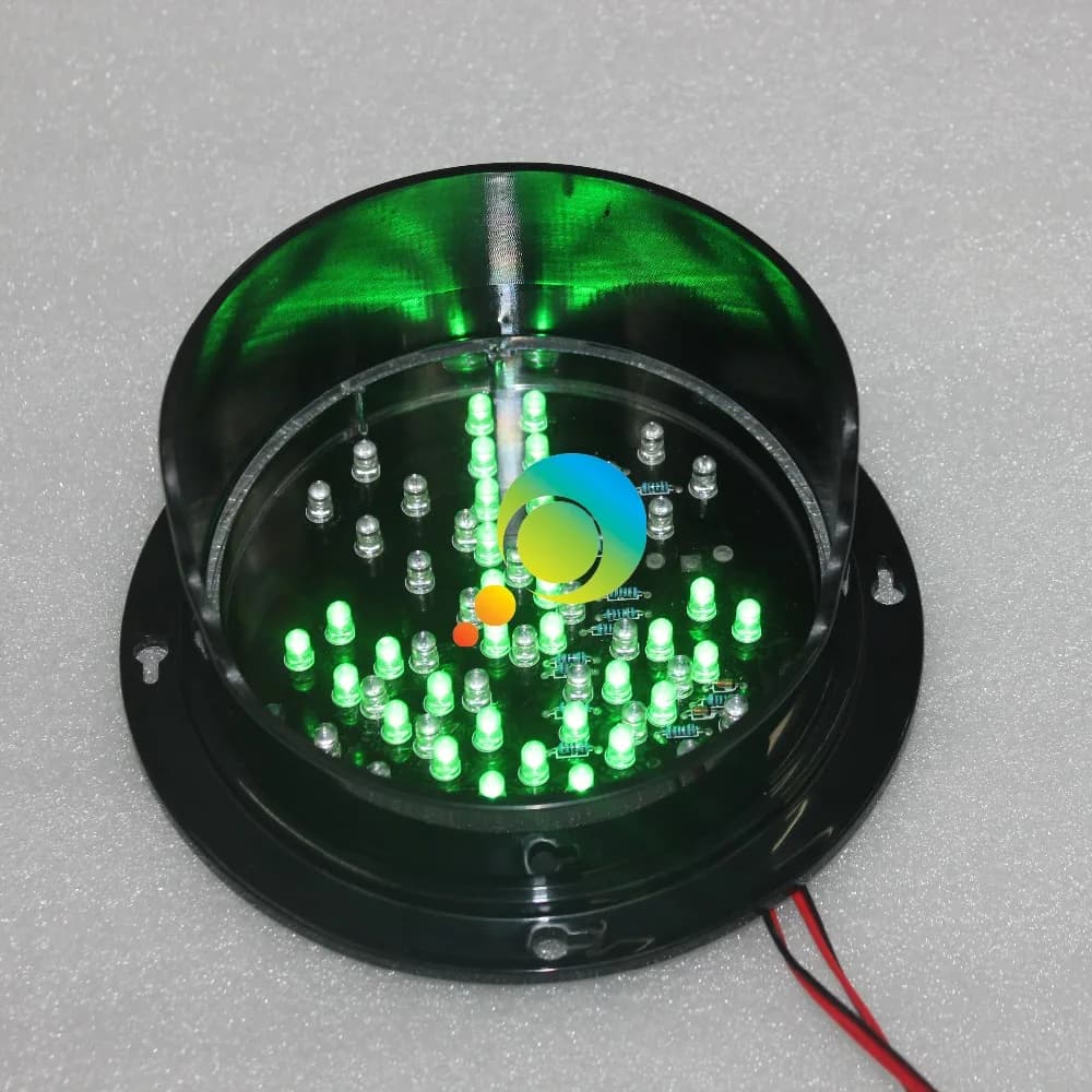New Arrival Exclusive 125mm LED Traffic Lights DC12V Or DC24V Red Cross And Green Arrow for Road Traffic Signal System