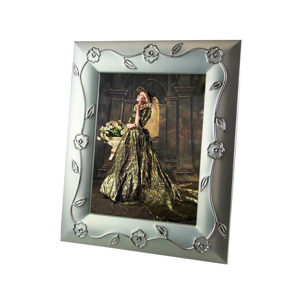 Creative Desktop Standing and Wall Mounted Metal Photo Frame, Picture Display, MPF021, 10"