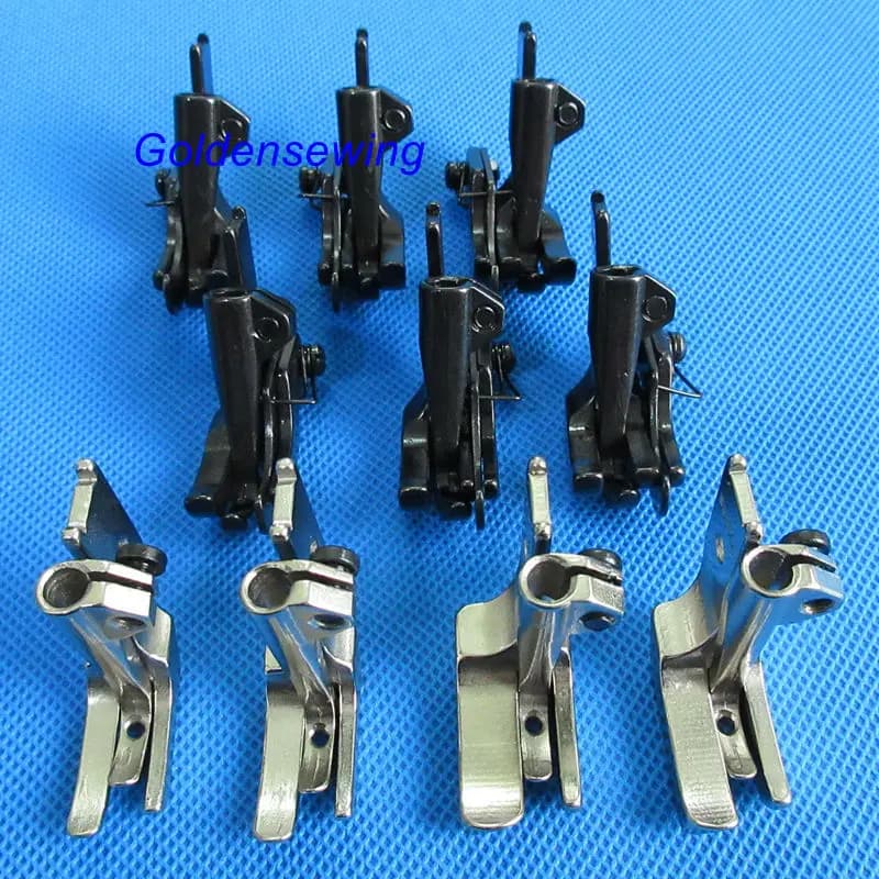 10 SET PIPING E PIEDI DA CAMMINARE con GUIDA BORDA R&L per JUKI DNU-1541,241 LU-563 562 1508