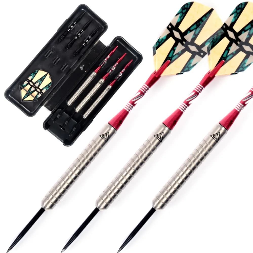 CUESOUL Set di freccette con punta in acciaio al tungsteno al 95% 22 g