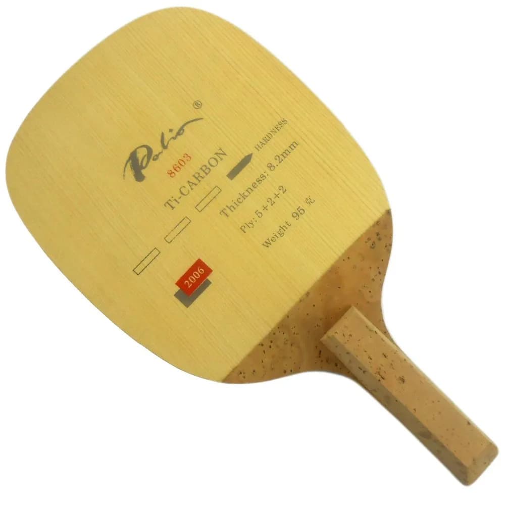 PALIO 8603 Carbonio Titanio Ping Pong Lama Racchetta JS Giapponese Penhold Attacco Veloce Originale PALIO Ping Pong Bat Paddle