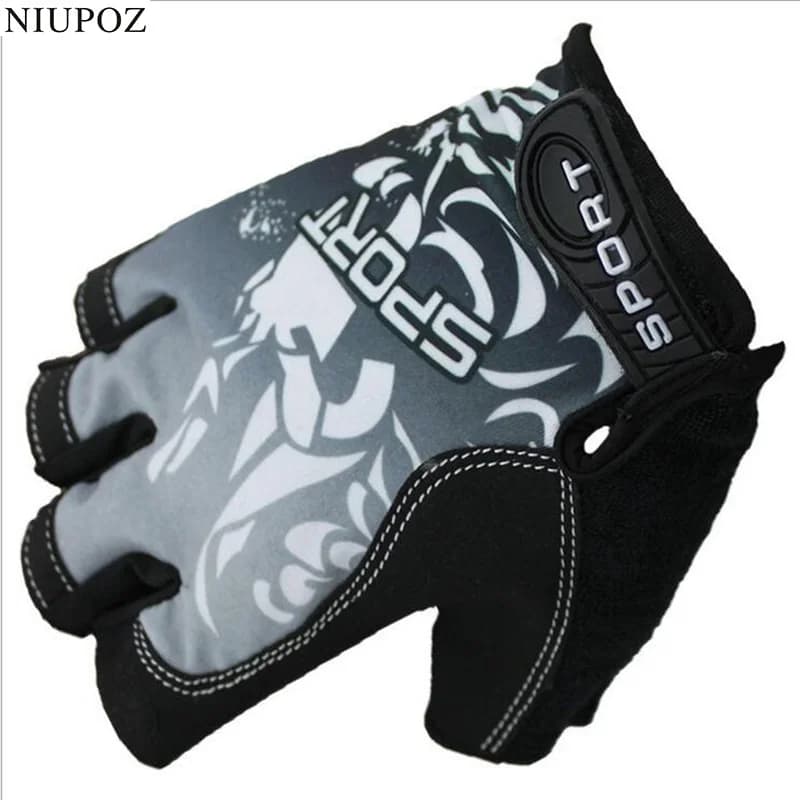 Non-slip gym gloves half finger Team Cycling breathable gloves exercise multifunction training for men and women G46