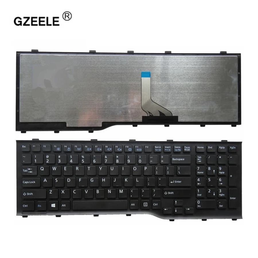 GZEELE Nuova tastiera portatile americana per FUJITSU Lifebook AH532 A532 N532 NH532 PN: MP-11L63US-D85 Tastiera inglese sostitutiva per notebook