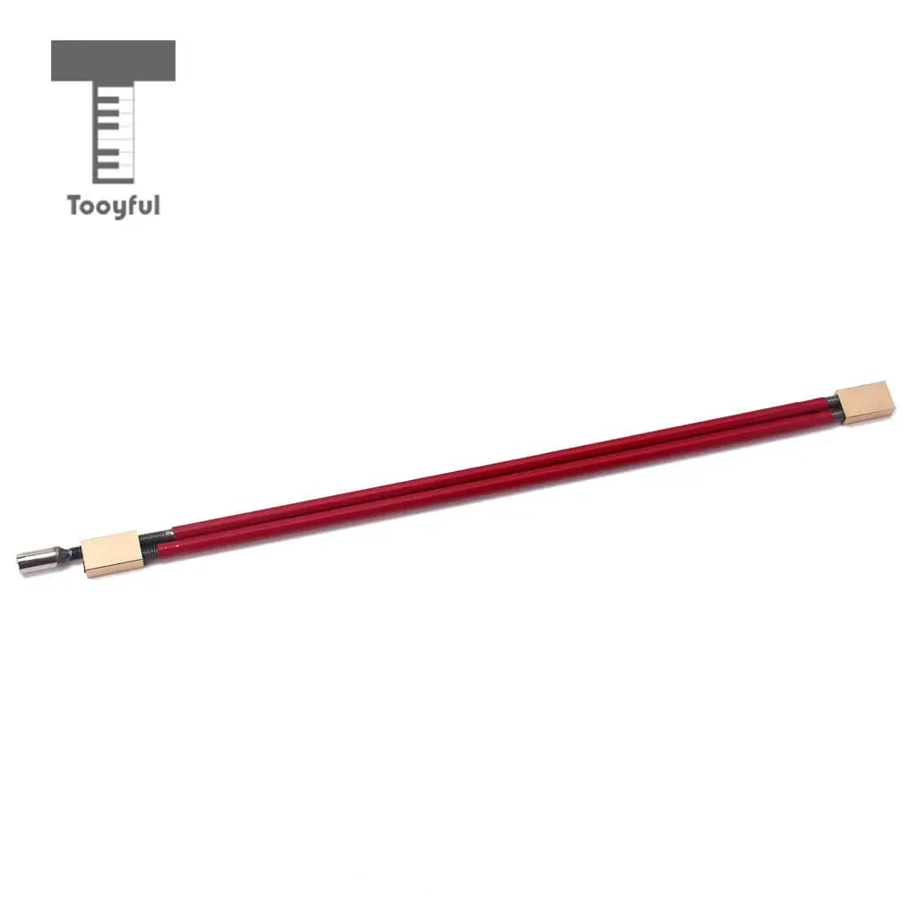 Tooyful 365 millimetri di Lunghezza Rosso Chitarra A Due Vie Truss Rod per Basso Chitarra Ukulele Mandolino