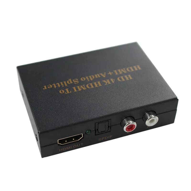 1 pz HDMI a HDMI Convertitore Audio Box Splitter Audio con pass spdif/2.0ch/5.1 ch modello audio Supporto 4k 2k