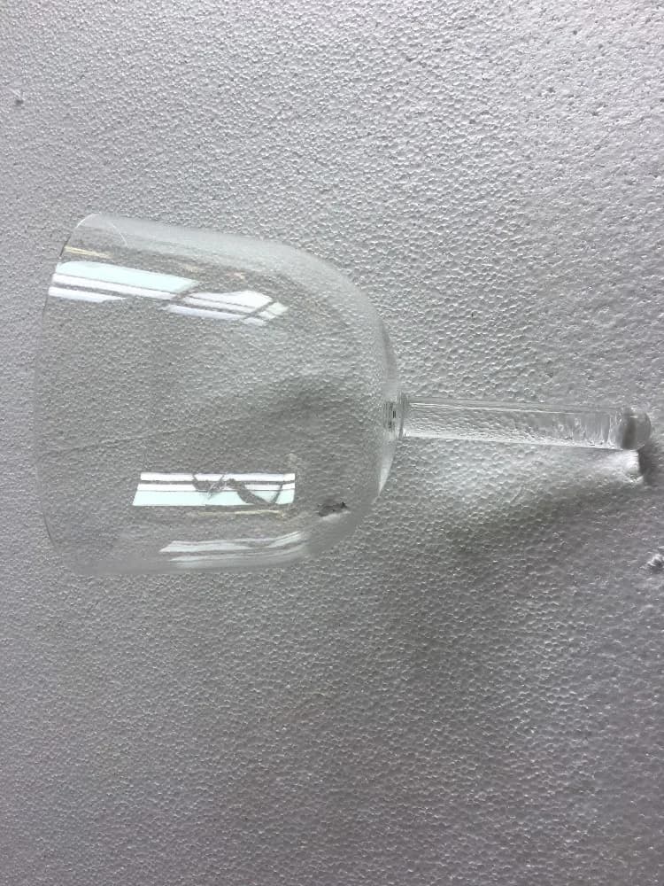 528hz frequency clear crystal singing handle bowl for frequency therapist & sound healing frequencies + suede mallet about 4.5"