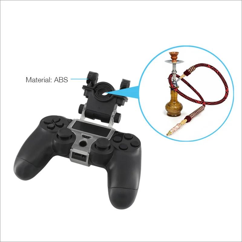Supporto per tubo Shisha Supporto per manico in alluminio per controller di gioco PS5/PS4/Slim/Pro Chicha Narguile Accessori per fumatori d'acqua